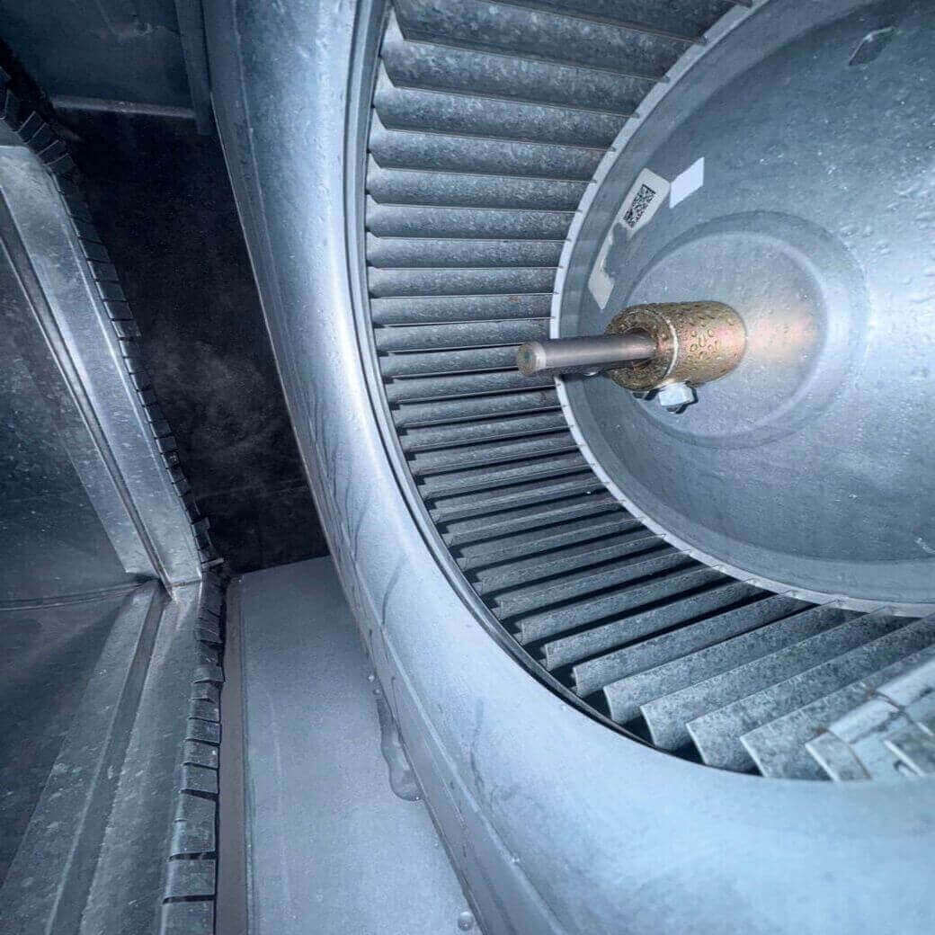 Picture of a Furnace Fan after for Local HVAC Service Near Me Brampton Air Duct Cleaning