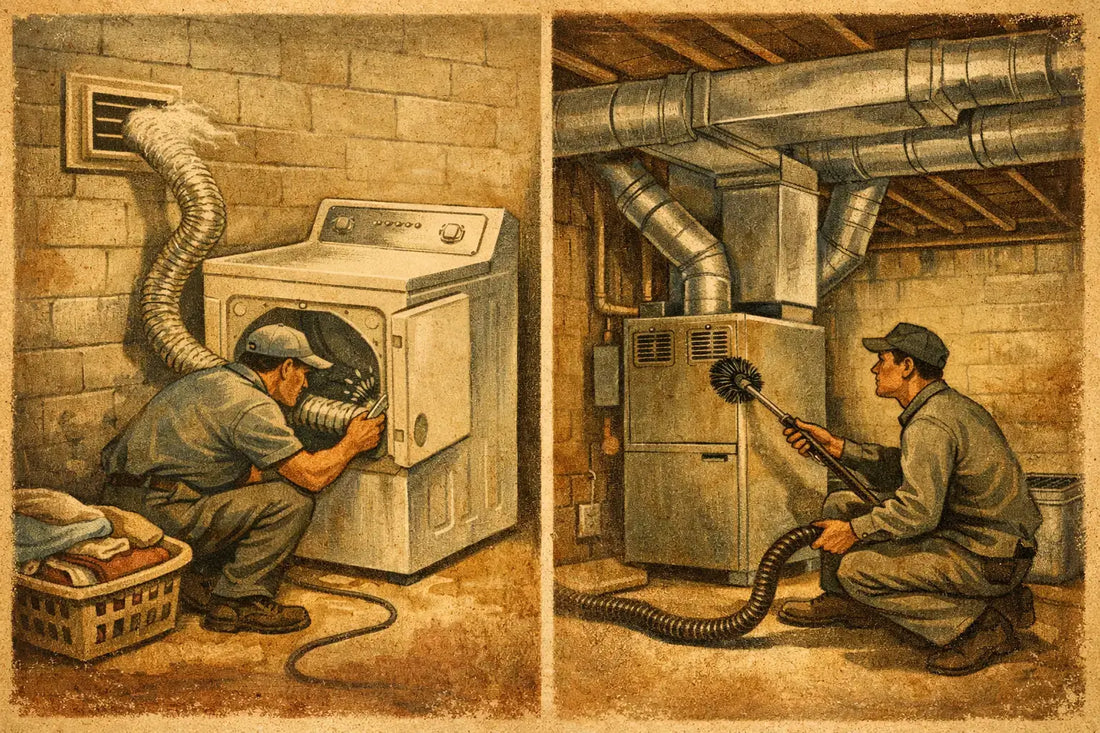 Dryer Vent Cleaning vs Duct Cleaning
