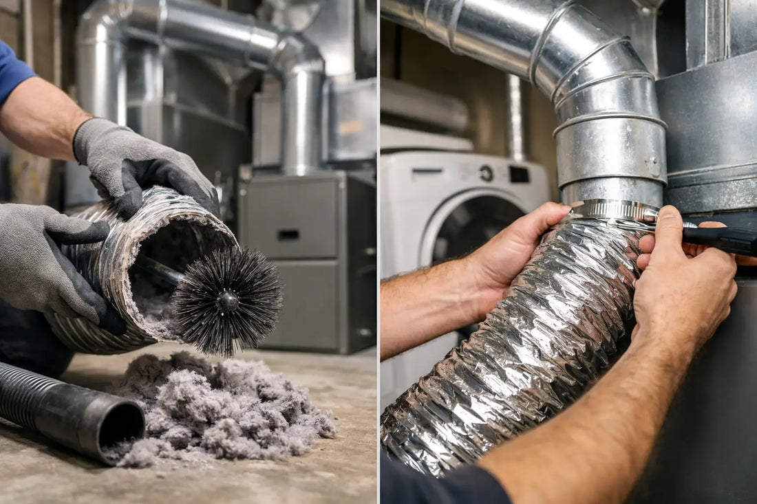 Dryer Vent Cleaning Versus Repair Explained