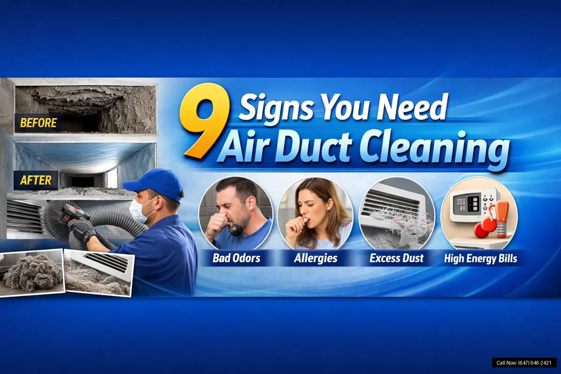 9 Signs You Need Air Duct Cleaning