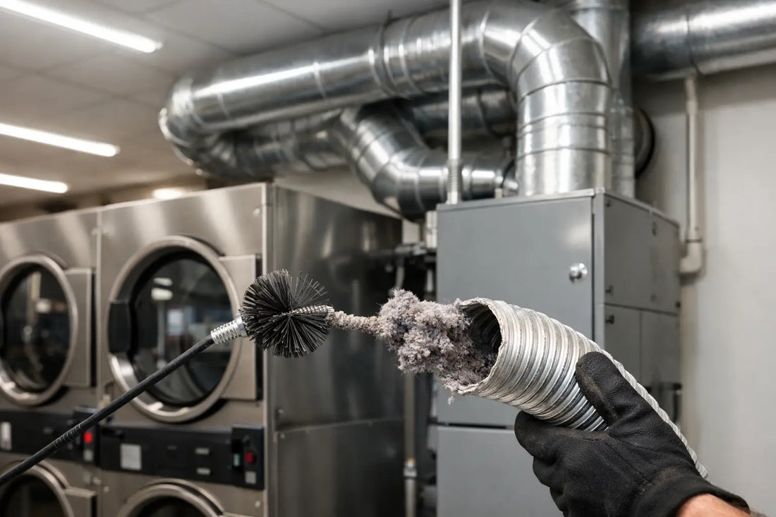 Why Clean Dryer Vents in Laundromats Matter