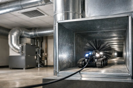 Robot Air Duct Cleaning Commercial HVAC
