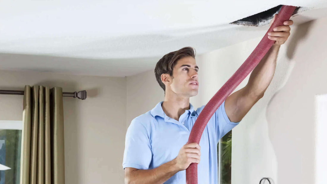 Expert Vaughan Duct Cleaning Services for Your Workplace performed by Power HVAC Services technician