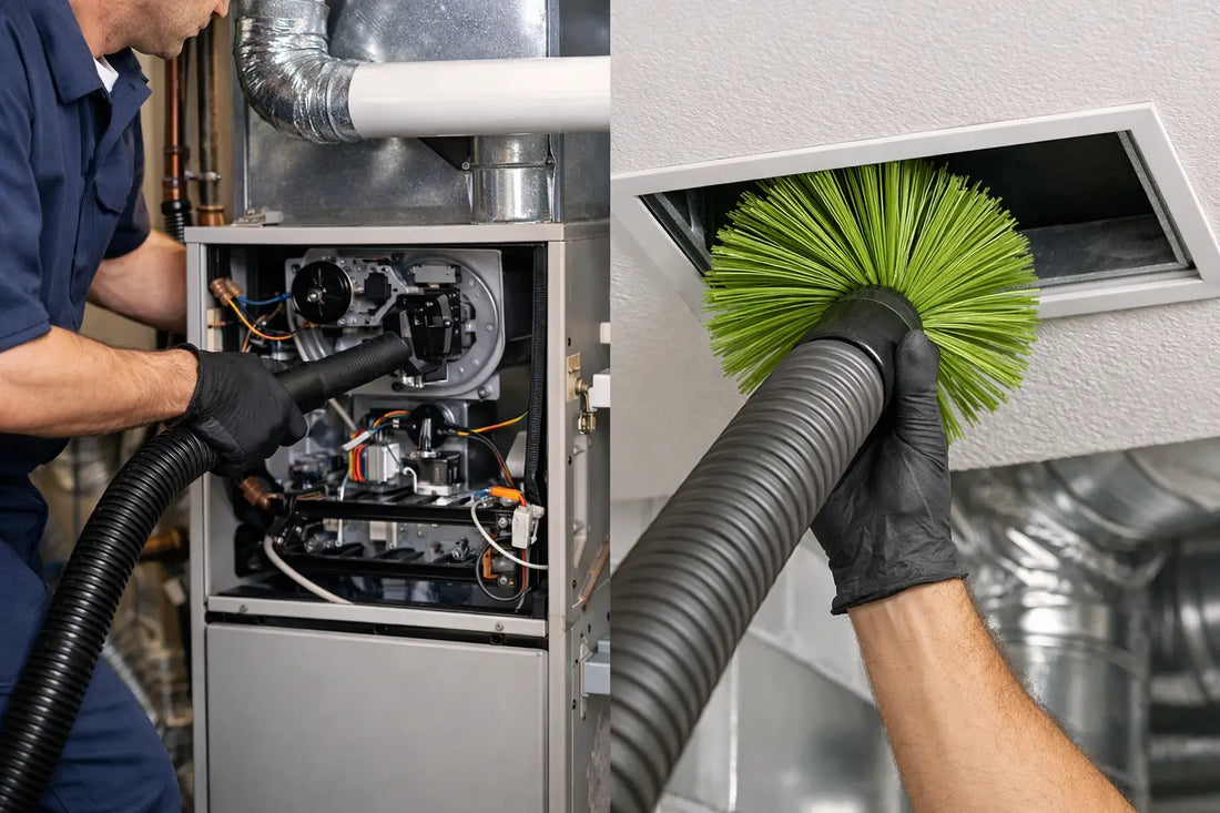 Furnace Cleaning vs Duct Cleaning Explained
