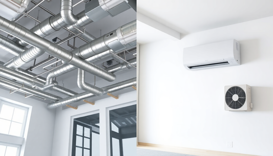 Image showing air ducts and ductless system