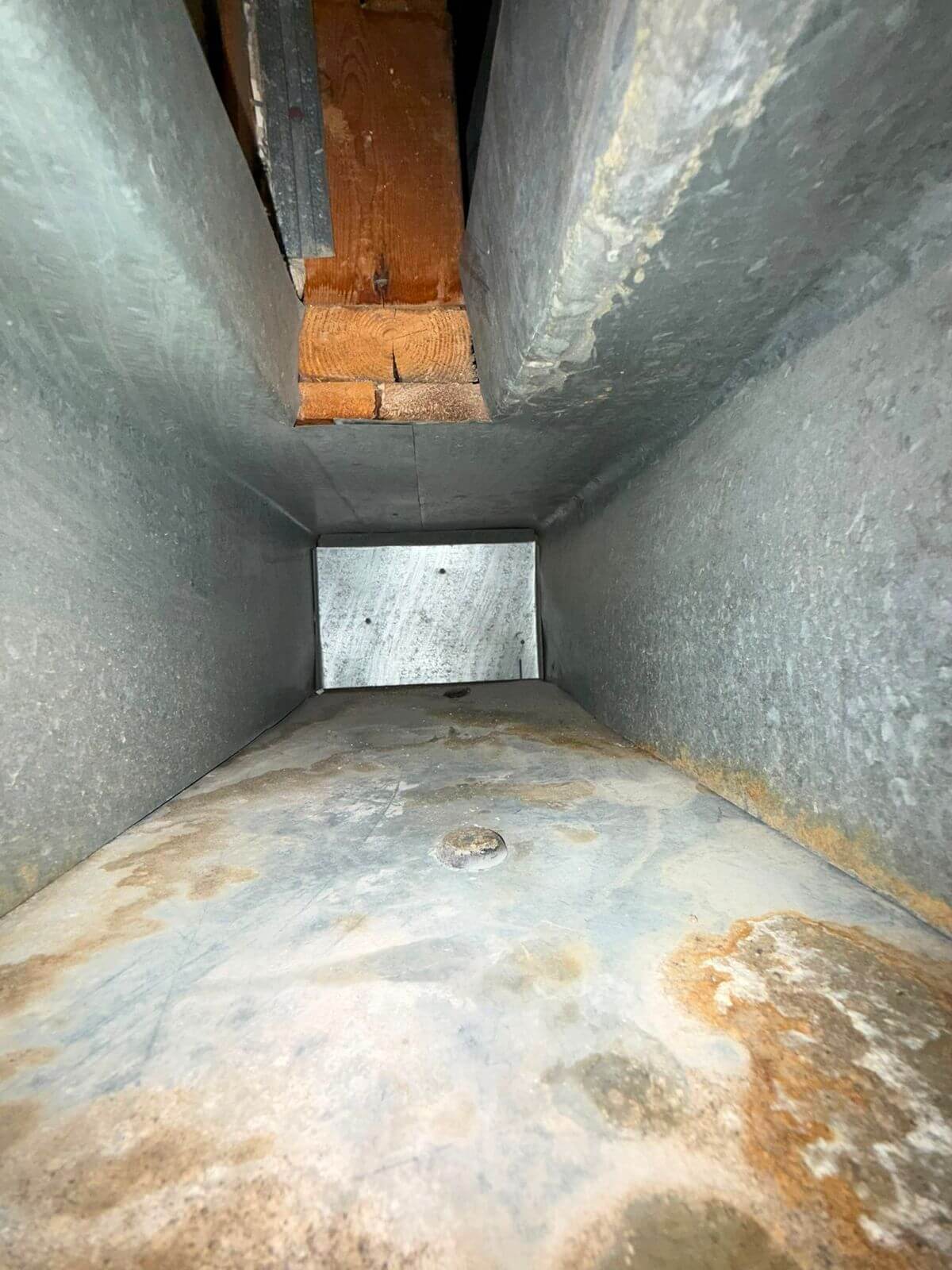 Guelph Air Duct Cleaning image 1 showing condition of ducts after cleaning by Power Hvac services Inc.