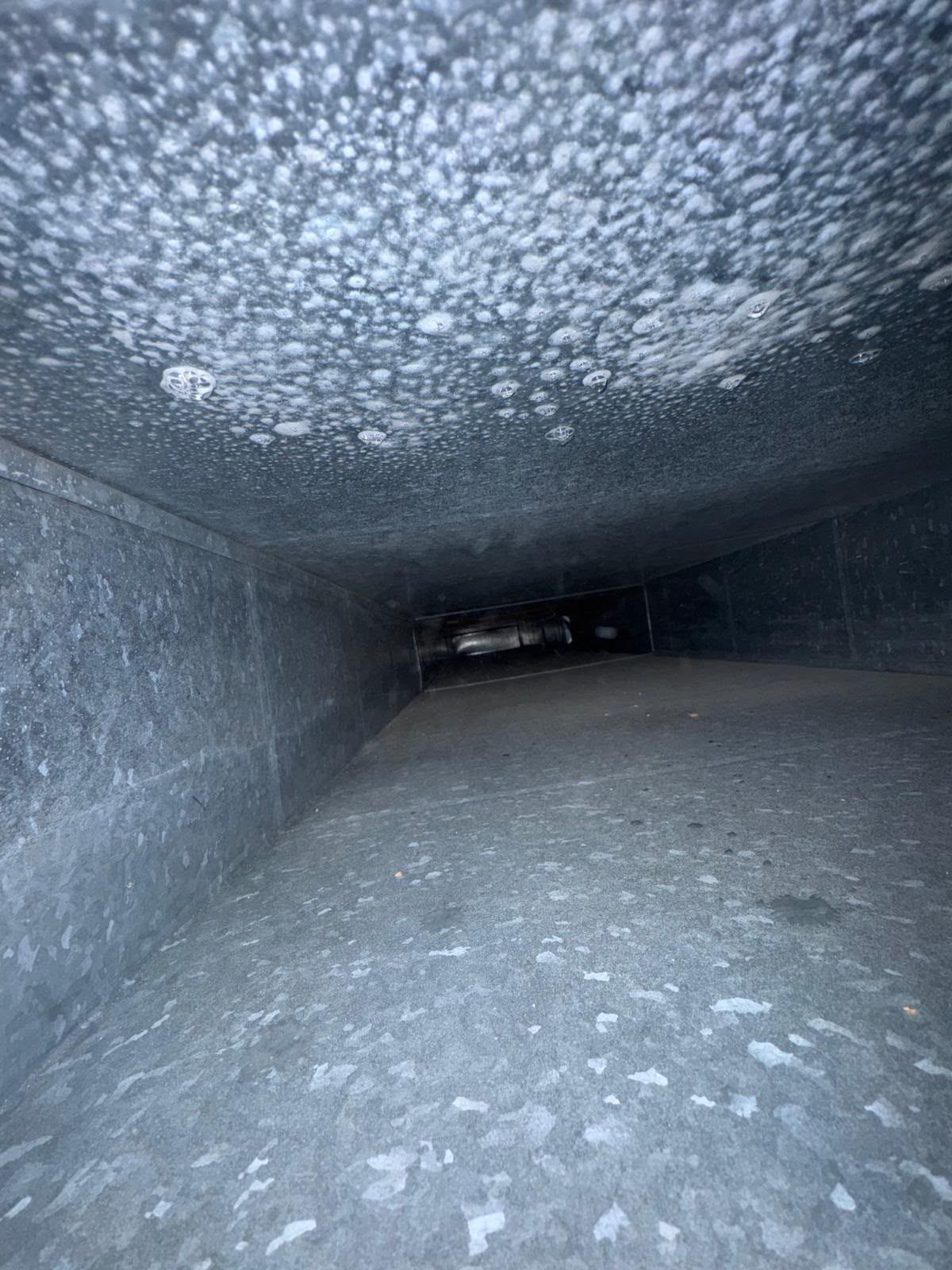 Guelph Air Duct Cleaning image 2 showing condition of ducts before cleaning by Power Hvac services Inc.