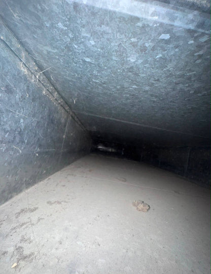 Guelph Air Duct Cleaning image 2 showing condition of ducts before cleaning by Power Hvac services Inc.