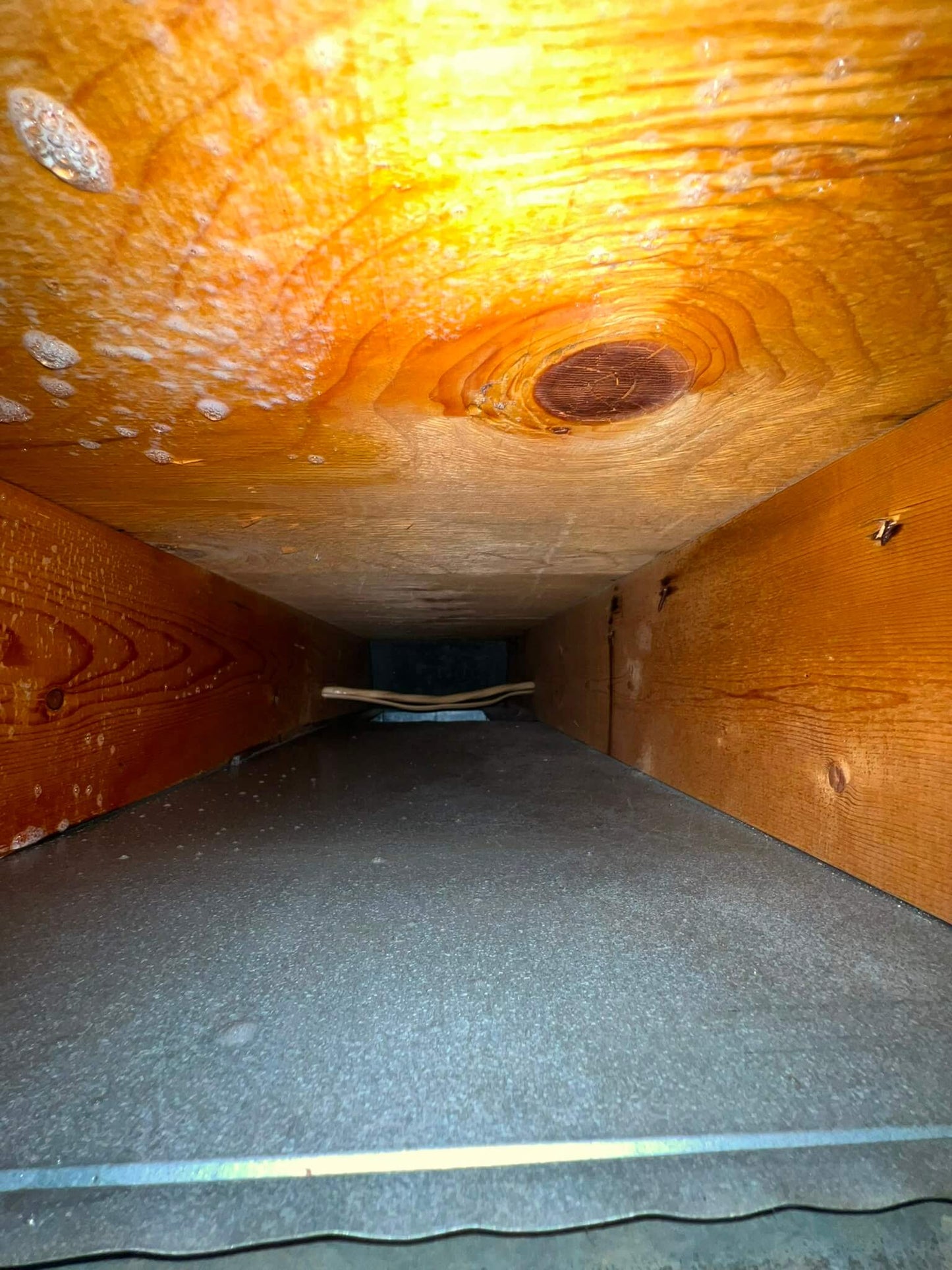 Lakeshore Air Duct Cleaning image 1 showing condition of ducts after cleaning by Power Hvac services Inc.