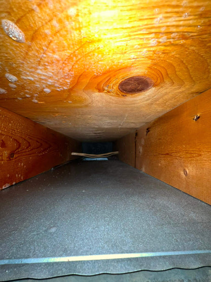 Lakeshore Air Duct Cleaning image 1 showing condition of ducts after cleaning by Power Hvac services Inc.