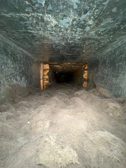 Lakeshore Air Duct Cleaning image 1 showing condition of ducts before cleaning by Power Hvac services Inc.
