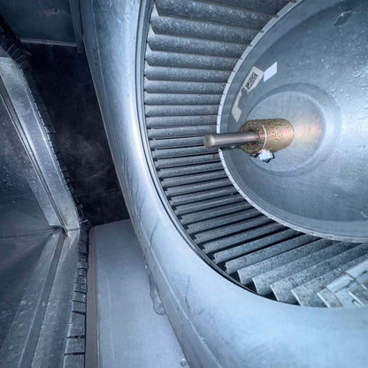 Condition of Furnace Fan after cleaning of Duct Cleaning in Torontofurnace by Power HVAC Services Inc.