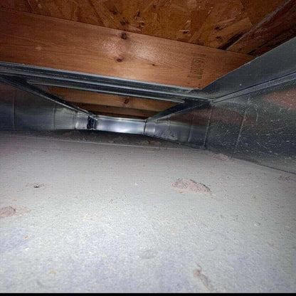 Before picture of condtion of duct work for Local HVAC Service Near Me