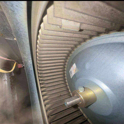 Picture of a Furnace Fan before cleaning for Local HVAC Service Near Me done by Power HVAC Services Inc.