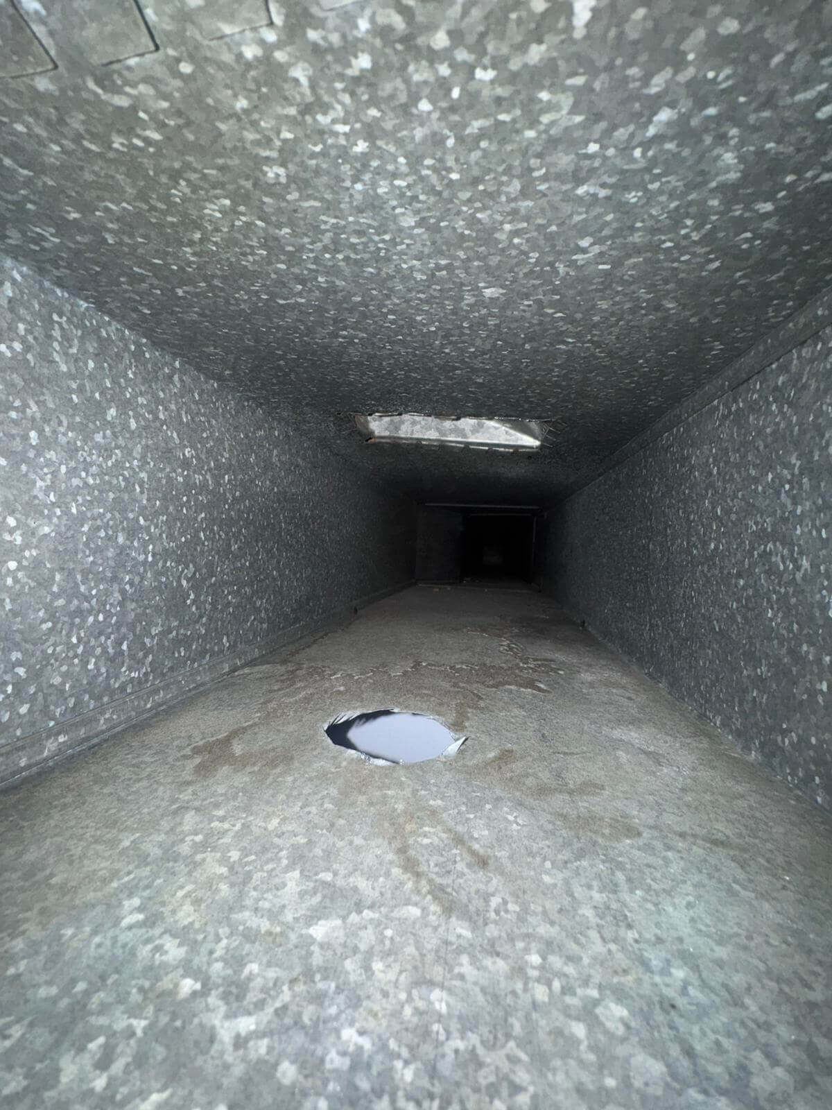 Duct Cleaning Mississauga image 3 showing condition of ducts after cleaning by Power Hvac services Inc.