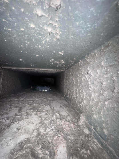 Duct Cleaning Mississauga image 2 showing condition of ducts before cleaning.
