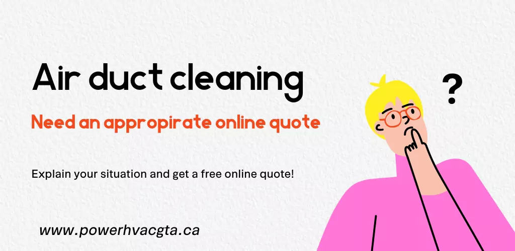 Free online quote for duct cleaning